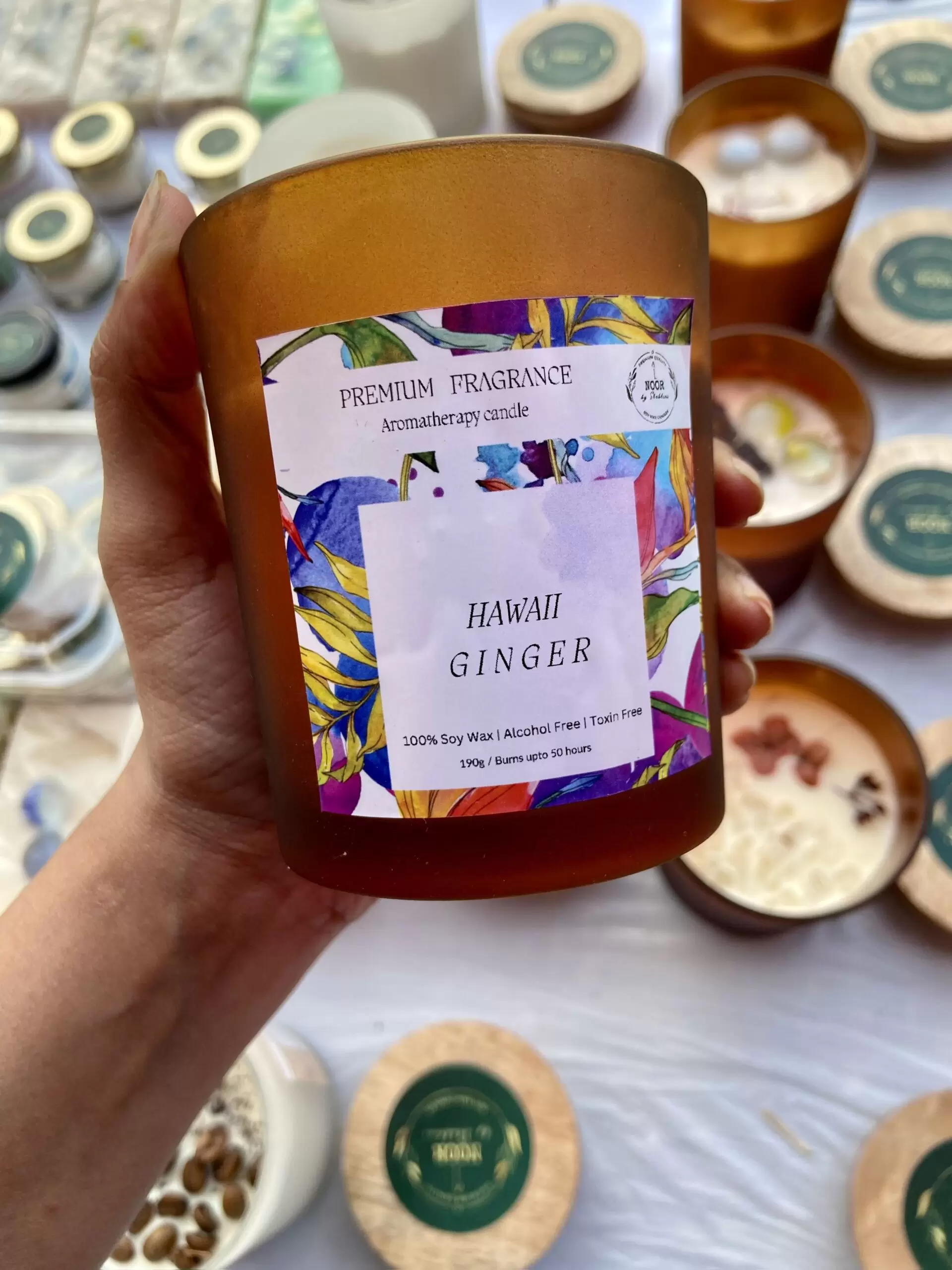 NOOR HAWAII GINGER CANDLE