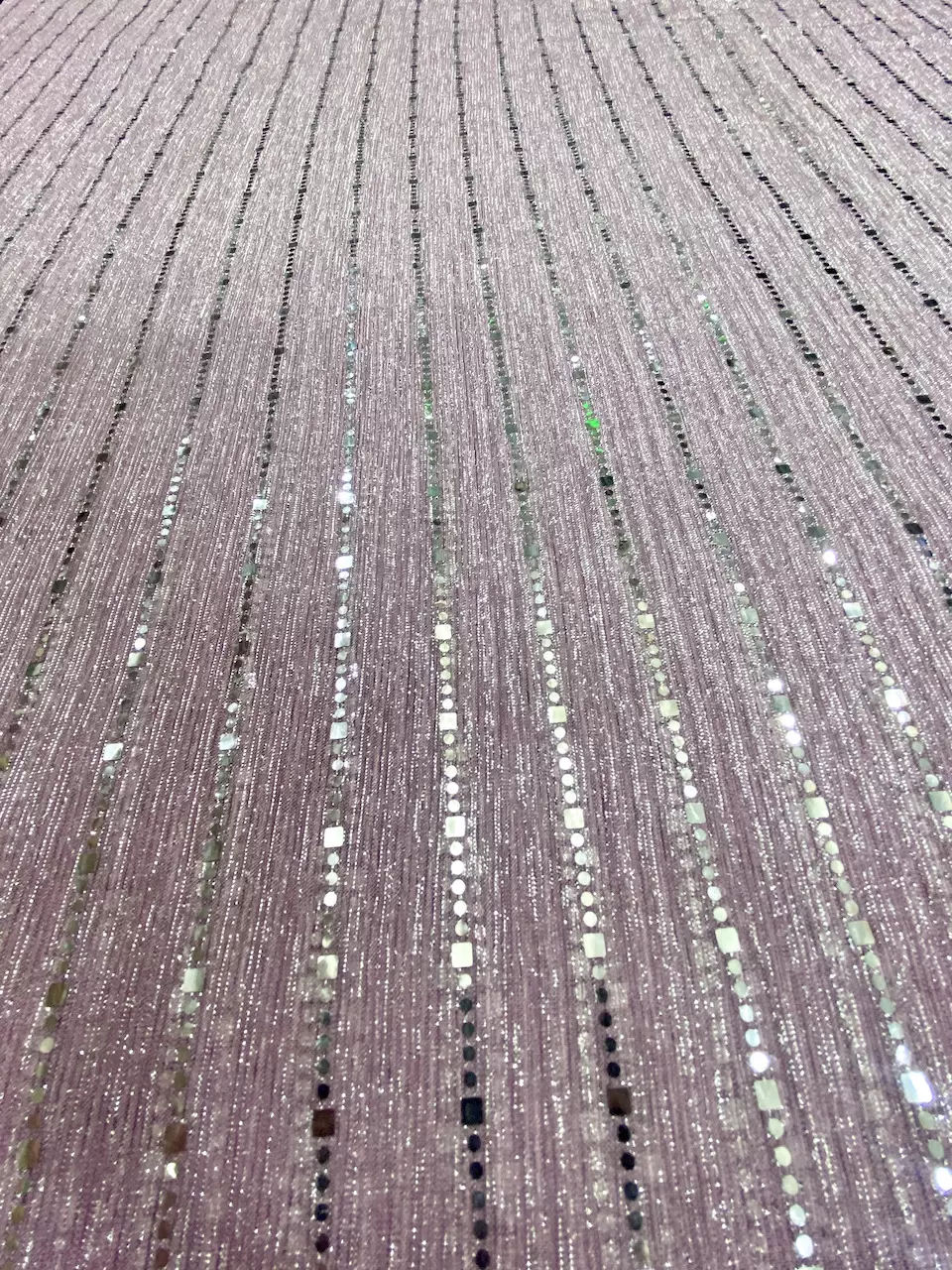 Imported Moonlight Sequence Fabric : Pink