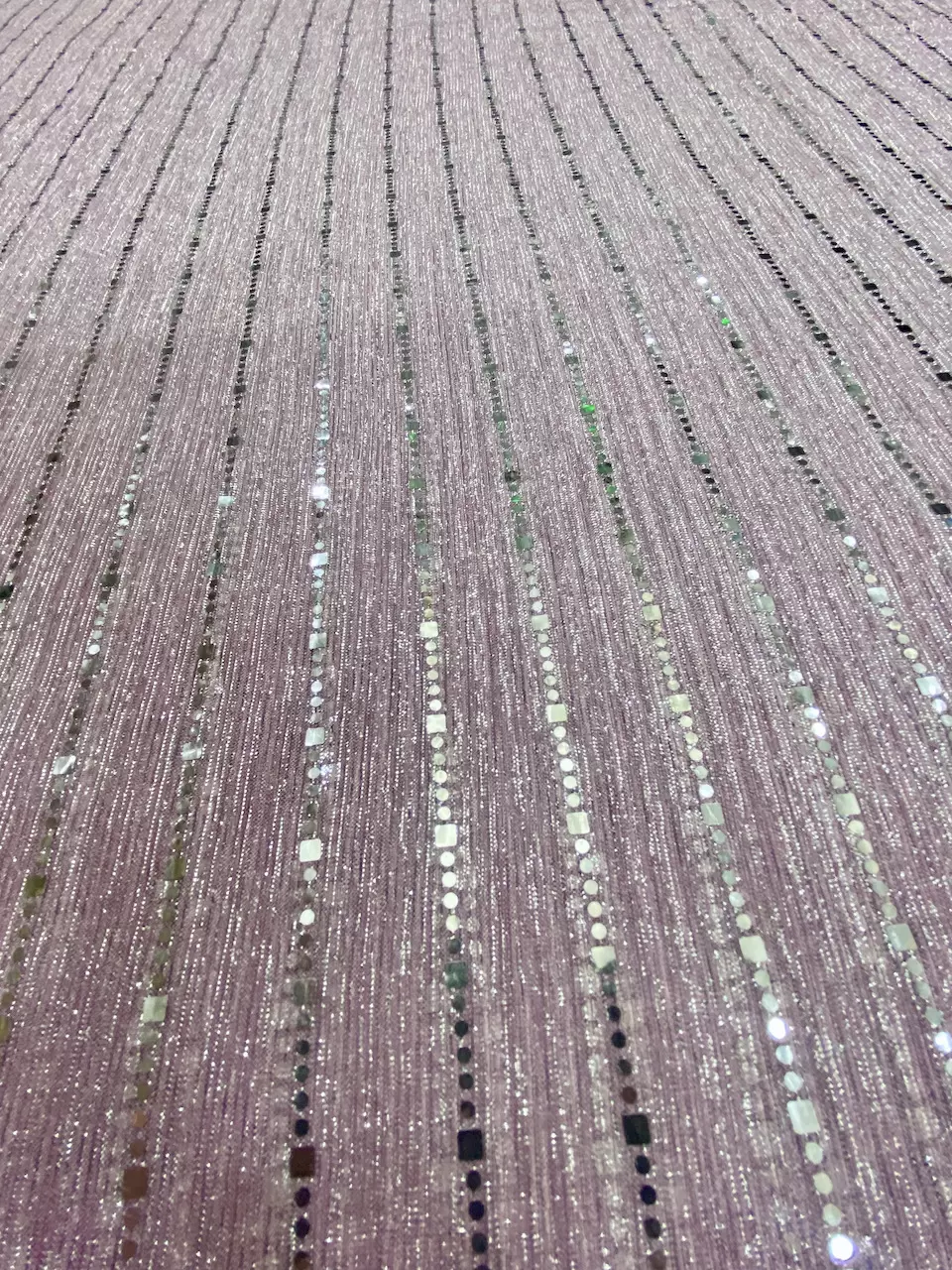 Imported Moonlight Sequence Fabric : Pink