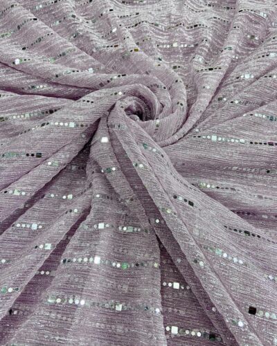 Imported Moonlight Sequence Fabric : Pink
