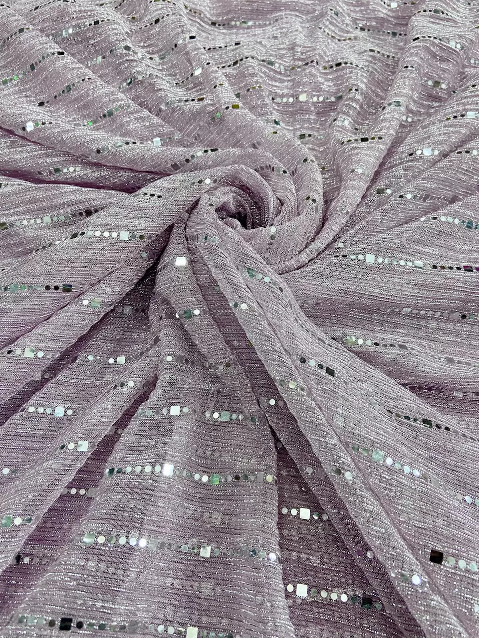 sequence fabric price | plain organza fabric | Imported Moonlight Sequence Fabric : Pink