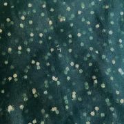 All Over Gold Sequin Buti On Bottle Green Net Fabric