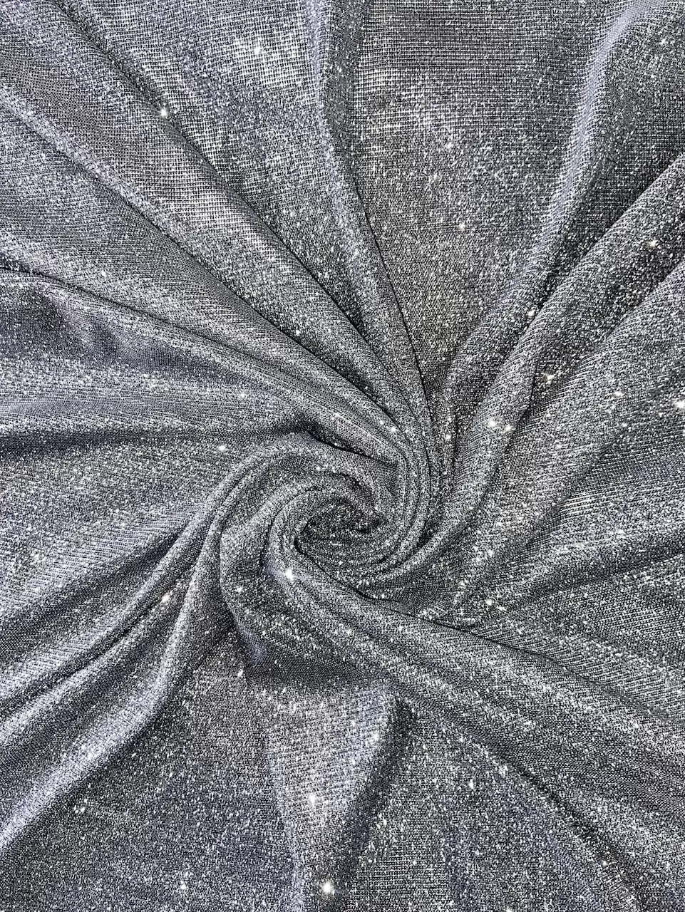 Big Width Lycra Grey Shimmer Fabric