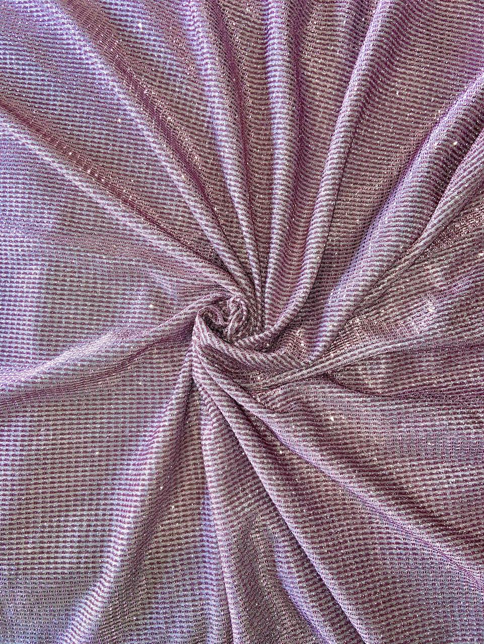 Big Width Bonding Lycra Blush Pink Shimmer Fabric