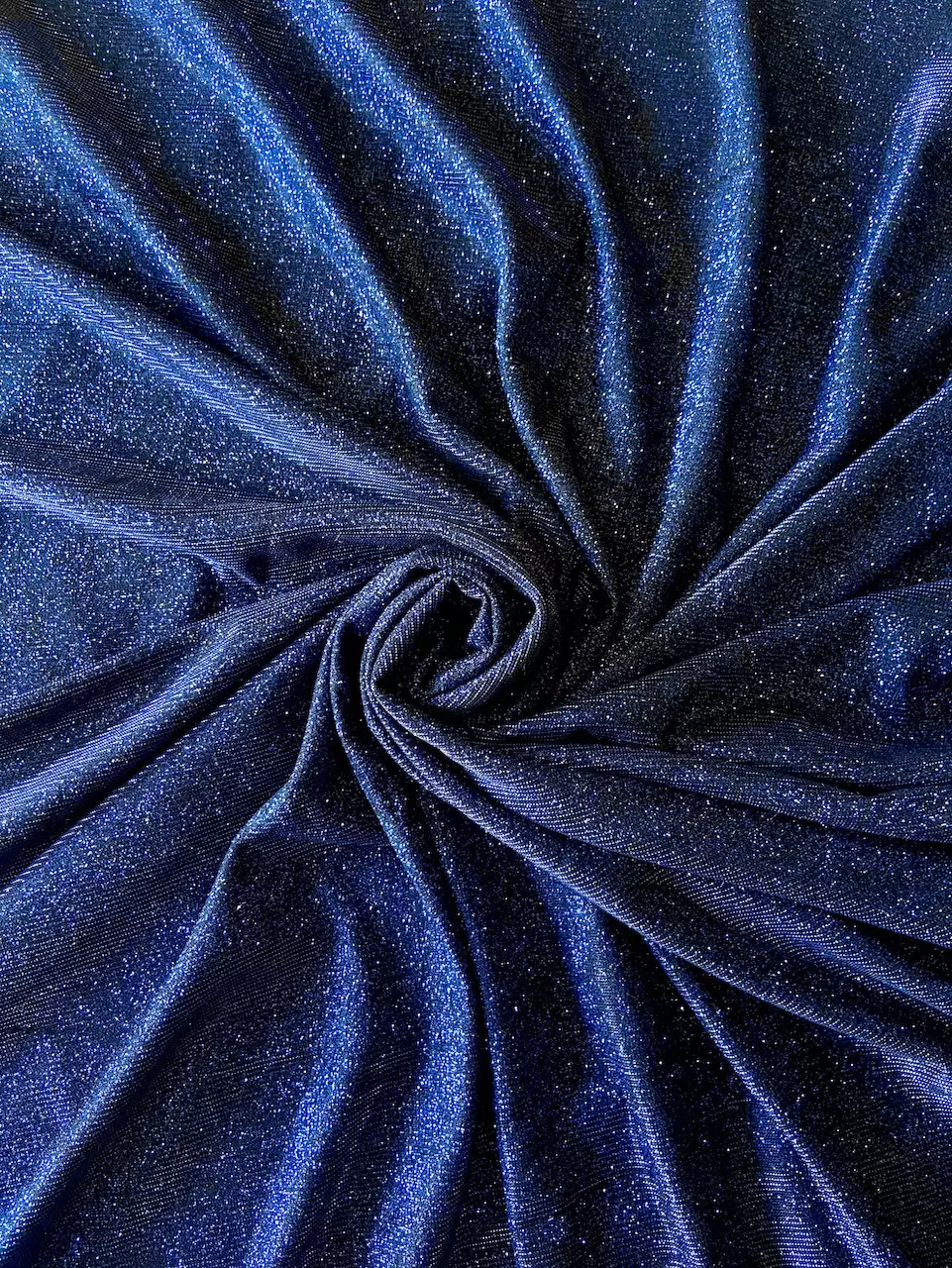 Big Width Lycra Navy Blue Shimmer Fabric