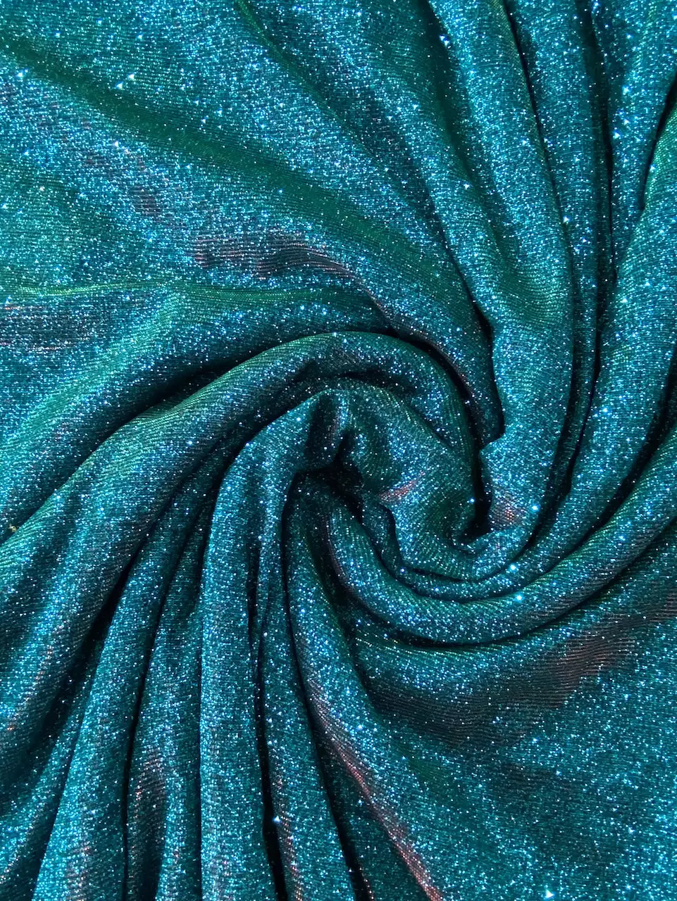 shimmer fabric | shimmer fabric online | Big Width Lycra Rama Green Shimmer Fabric