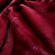 plain organza fabric online | printed cotton fabric | Crinkled Glass Organza – Deep Red