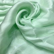 Crinkled Glass Organza – Pastel Green