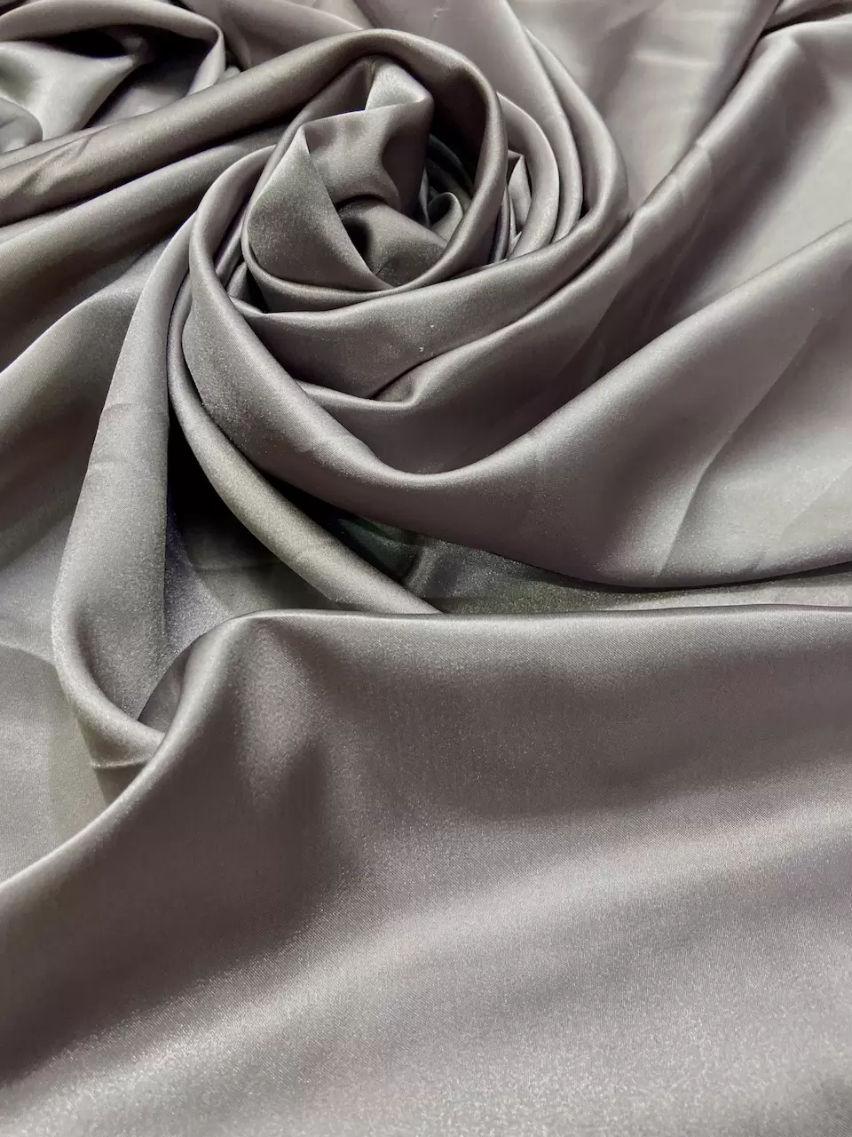 Armani Satin Fabric – Grey