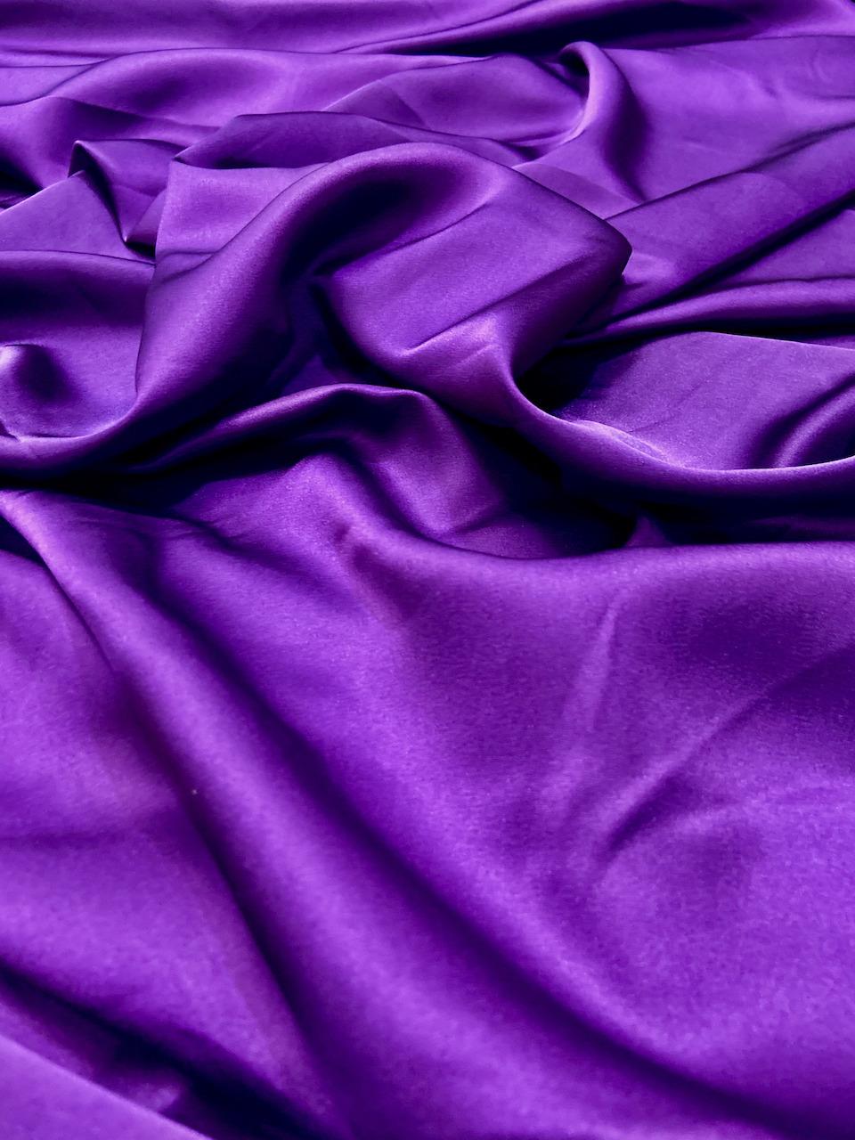 Armani Satin Fabric – Purple