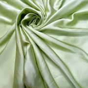 Armani Satin Fabric – Parrot Green