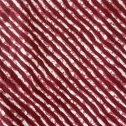 Maroon Leheriya Hand Block Print Cotton Fabric