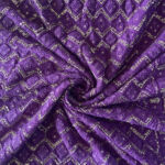 viscose georgette fabric | georgette chikankari fabric | Trending Purple Lucknowi Chikankari On Pure Viscose Georgette Fabric