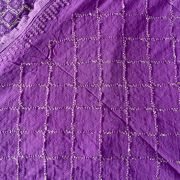 Dupatta – Heavy Pure Viscose Georgette Lucknowi Chikankari Purple Dupatta