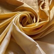 Ombre Shaded Chinon Fabric In Lemon Yellow To Deep Yellow Colour