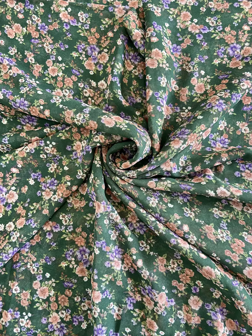 Georgette Floral Printed Fabric