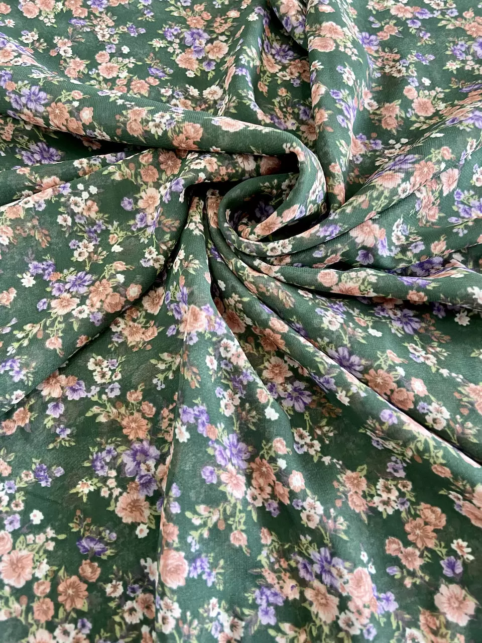 Georgette Floral Printed Fabric