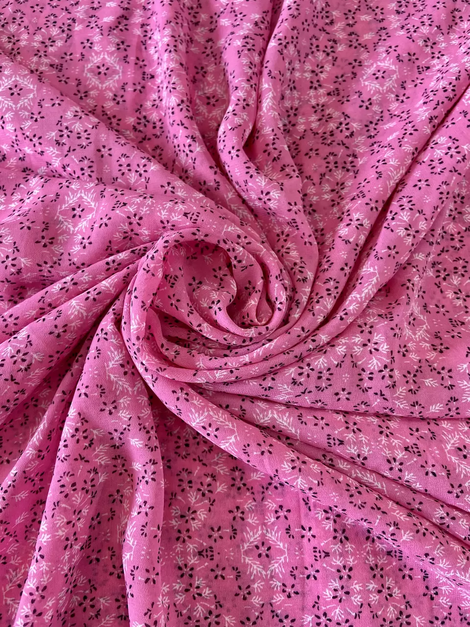 Georgette Floral Printed Fabric