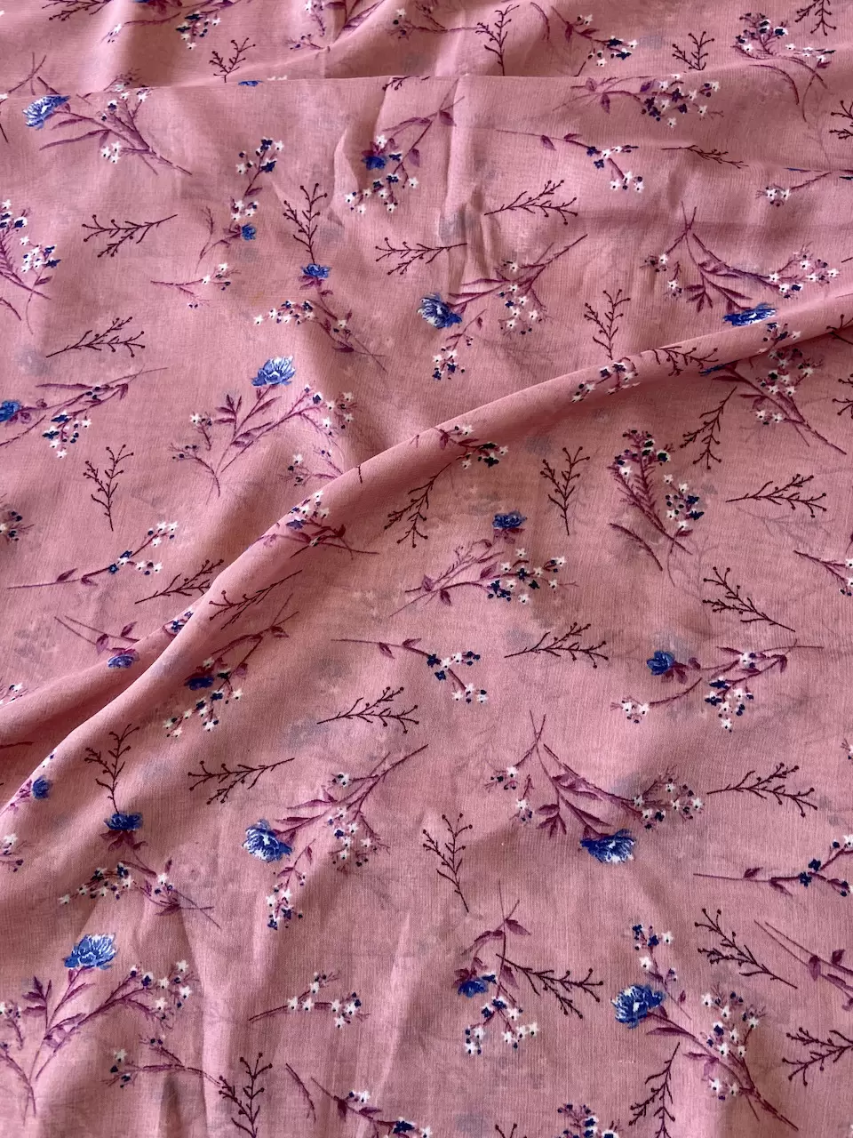 Georgette Floral Printed Fabric