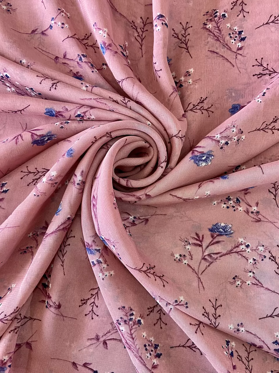 Georgette Floral Printed Fabric