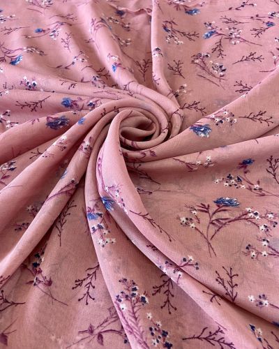 Georgette Floral Printed Fabric