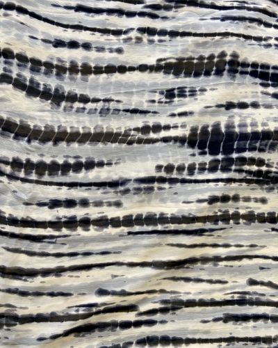 Georgette Shibori Printed Fabric