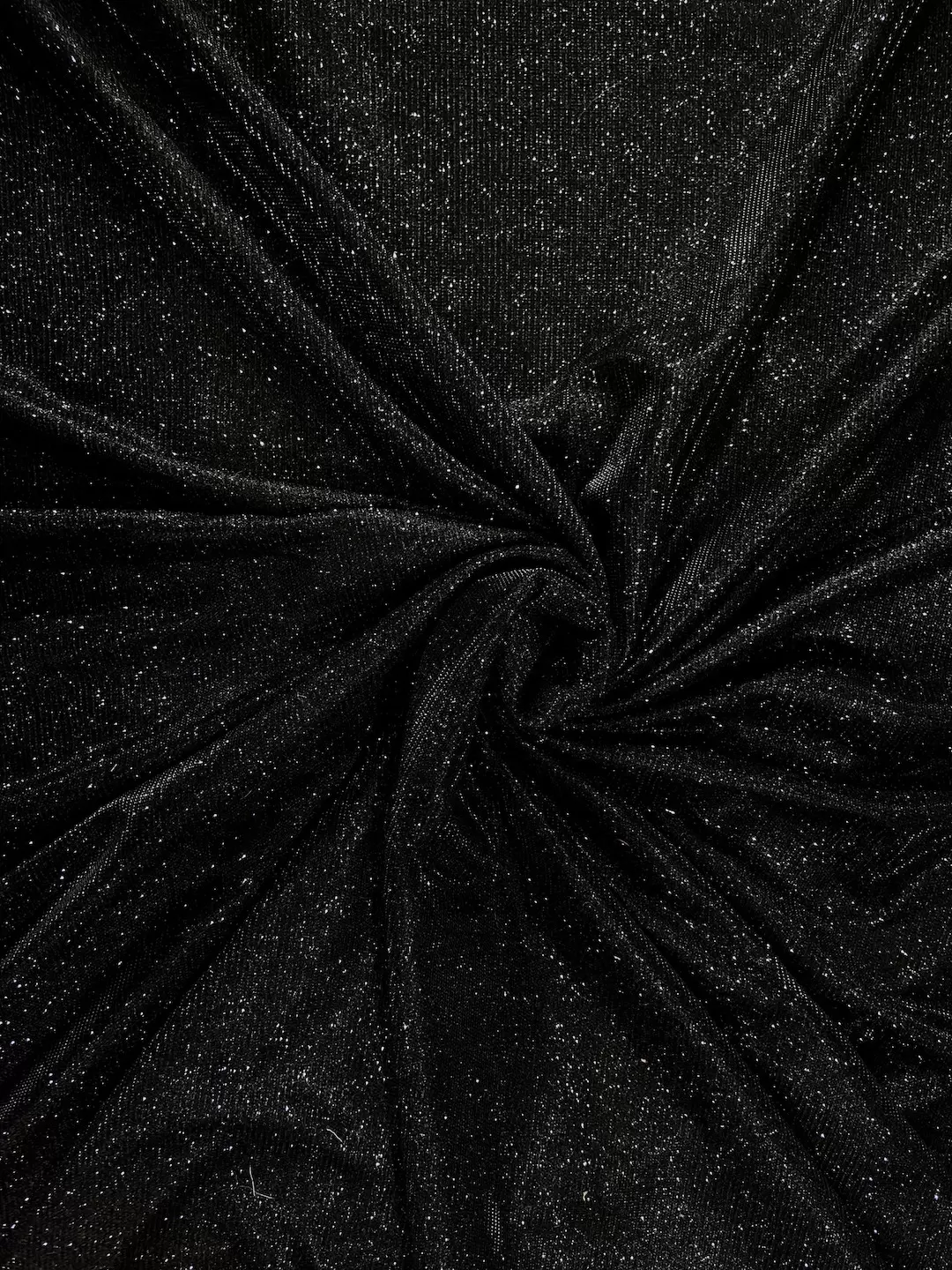 BIG WIDTH LYCRA BLACK SHIMMER FABRIC