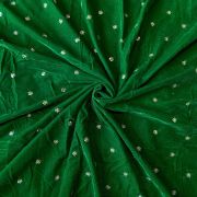 Velvet tikki\buti embroidered fabric