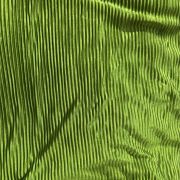 Big Width Mehendi Green Pleated Satin Fabric