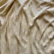 Big Width Creme Pleated Satin Fabric