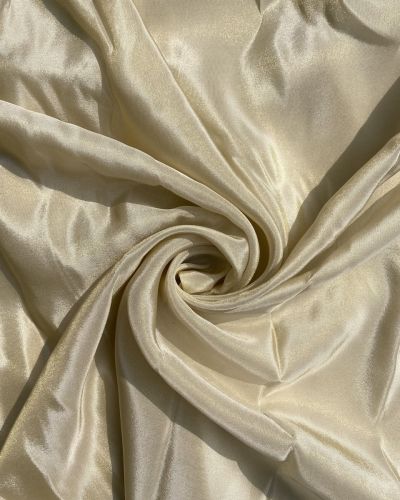 Light Gold Cosmos Silk Fabric