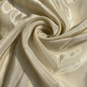 Light Gold Cosmos Silk Fabric