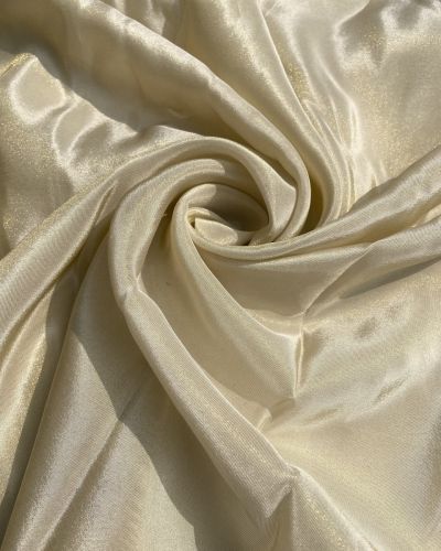 Light Gold Cosmos Silk Fabric