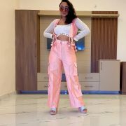 Desi Cargo Pant – Peach