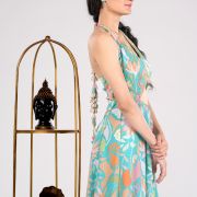 Fiza Flared Jumpsuit with Hand Embroidery and Cut Out Detailings