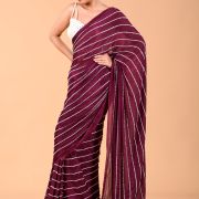 Magenta Cocktail Saree