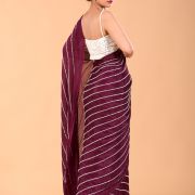 Magenta Cocktail Saree