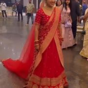 Red Bridal maharani lehenga