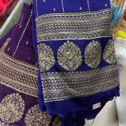 Maharani Lehenga in Purple Pure Georgette fabric