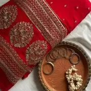 Red Bridal Maharani Lehenga