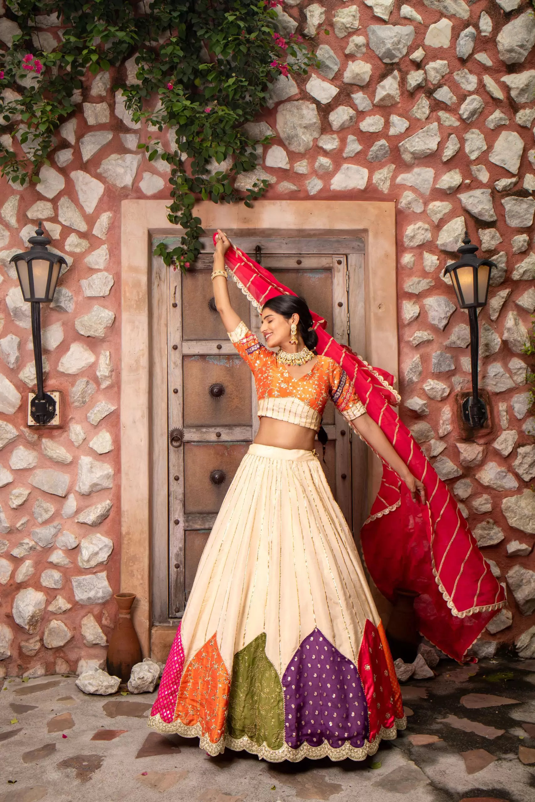 Festive fabric collection for lehengas