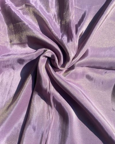 Mauve Lavender Purple Cosmos Tissue Silk Fabric