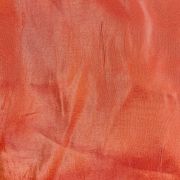 Orange plain cosmos tissue silk fabric