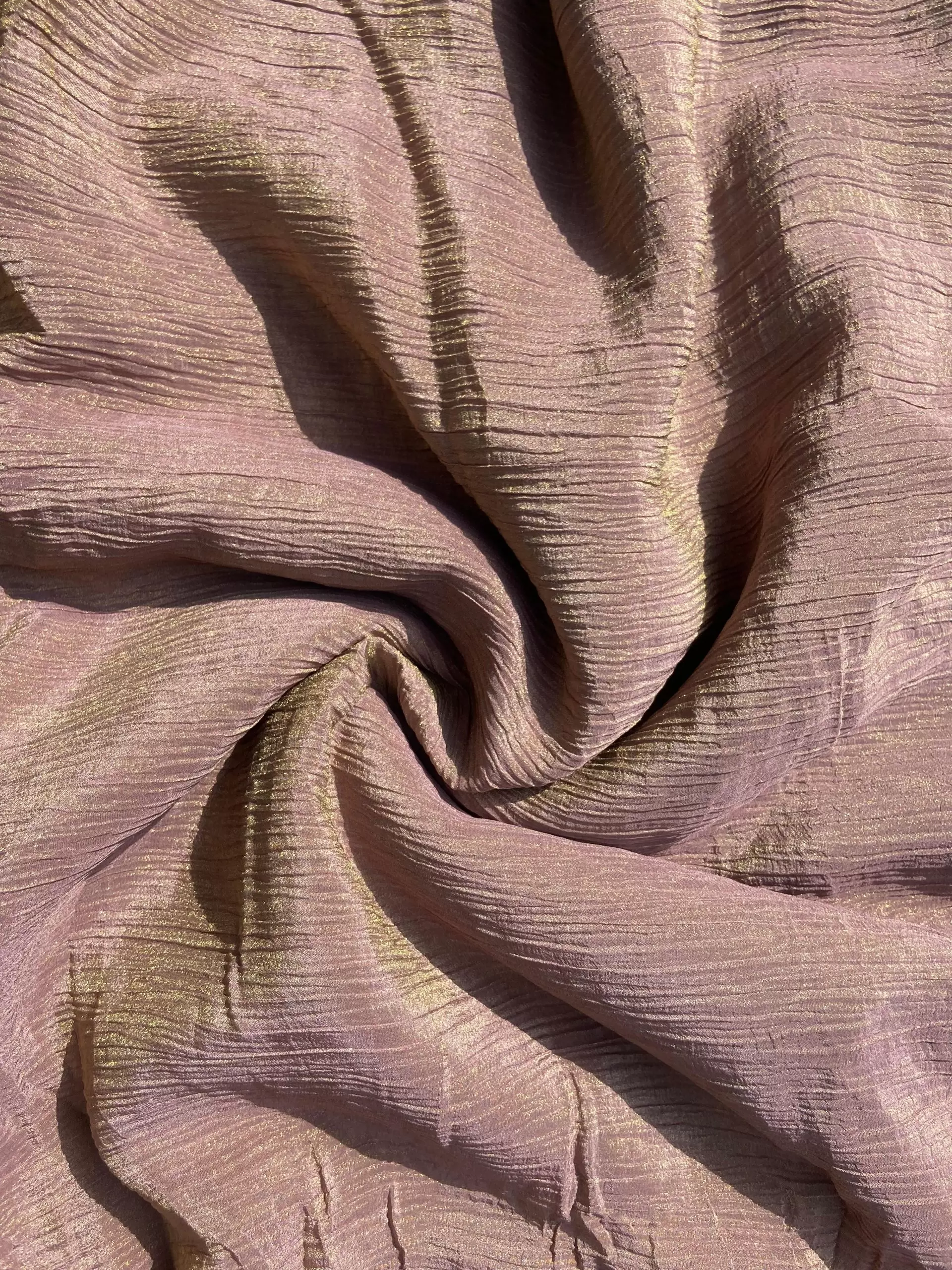 Pure Crush Tissue Fabric in Blush Pink