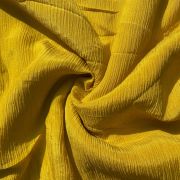 Pure Crush Tissue Fabric in Yellow