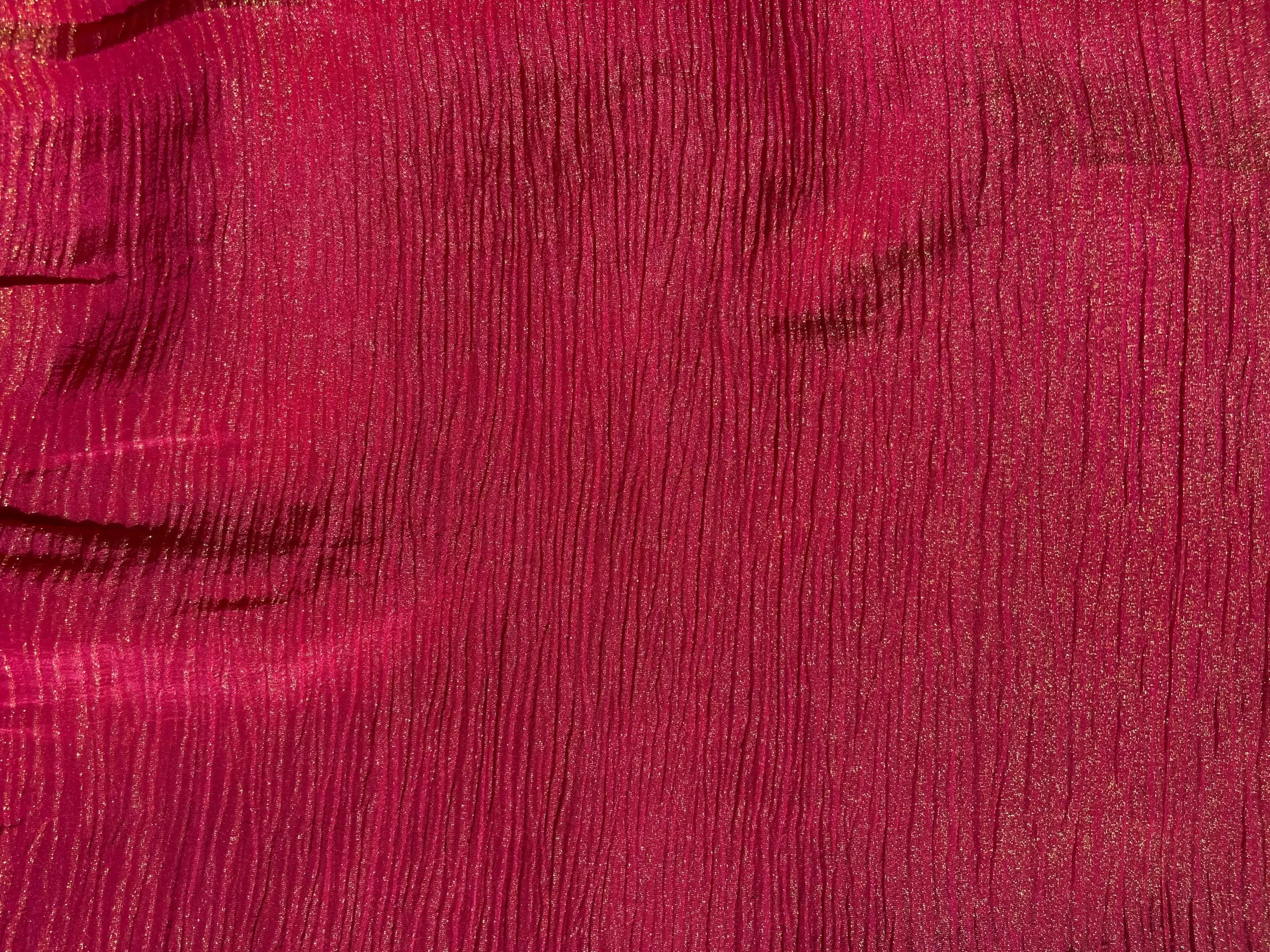 Pure Crush Tissue Fabric in Pink