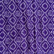 Bandhej Print in purple Pure Crape On Buti Fabric