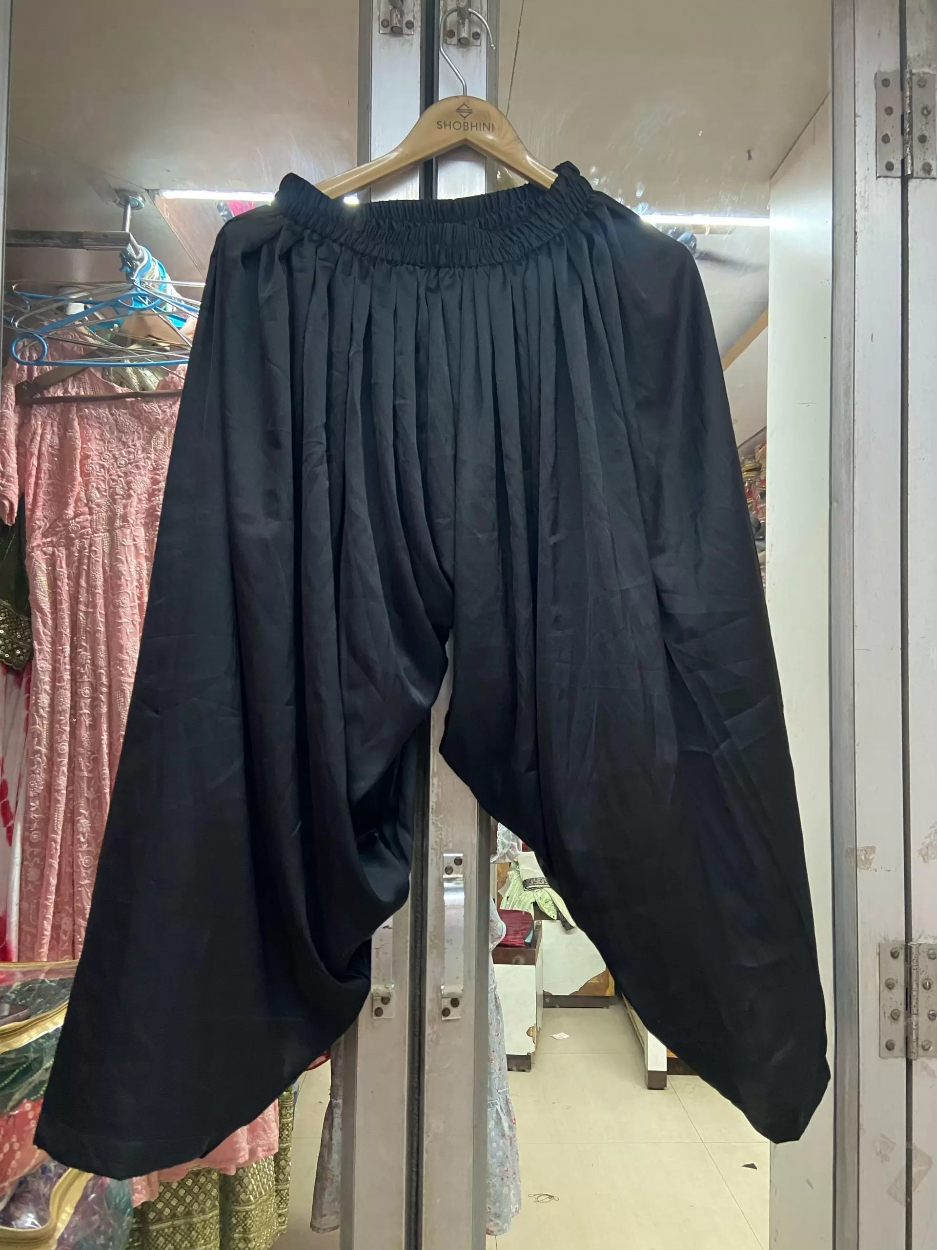 Black mirror kurta & salwar with dupatta