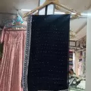 Black mirror kurta & salwar with dupatta