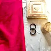 Pink Plain Moss Satin Fabric